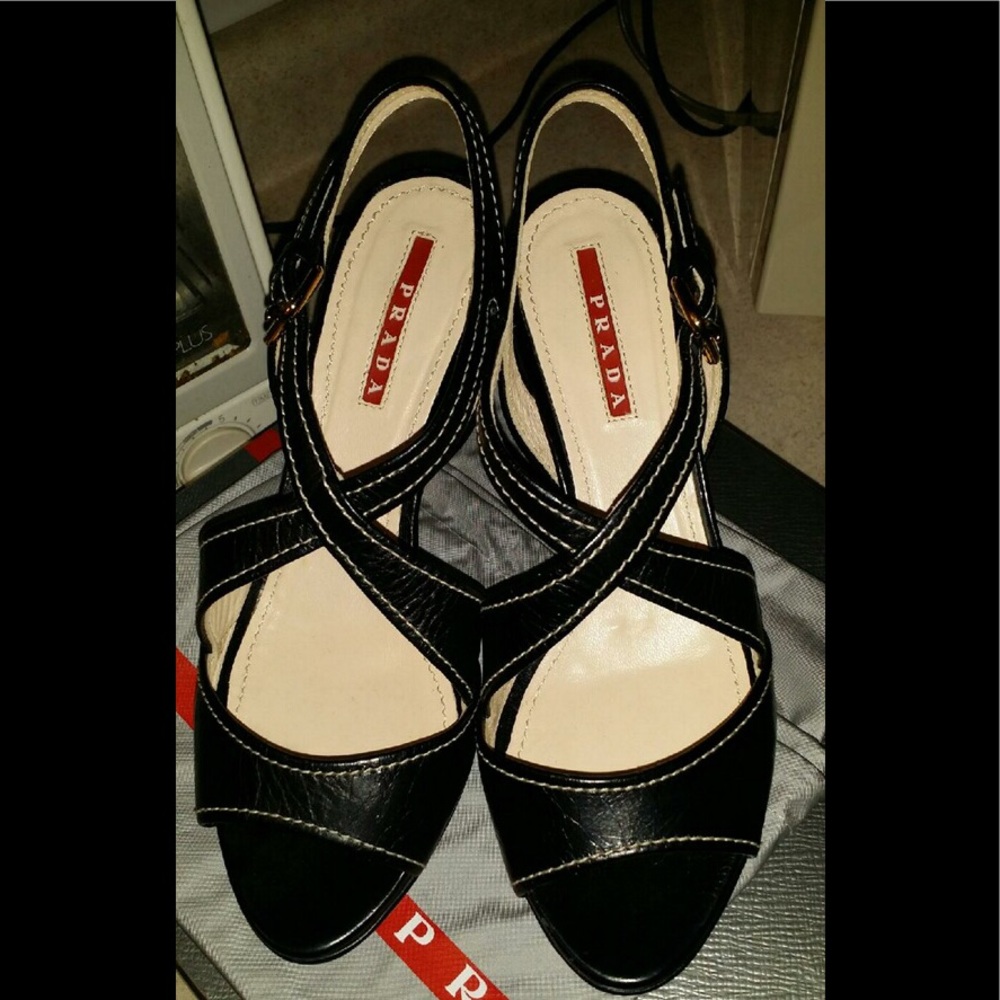 Prada heels u.s. size 5.5